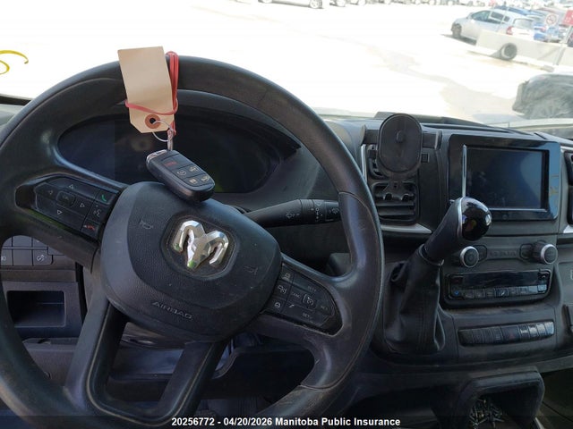 20256772 :رقم المزاد ، 3C6MRVJG6SE503498 vin ، 2025 Ram Promaster 3500 Cargo Van مزاد بيع