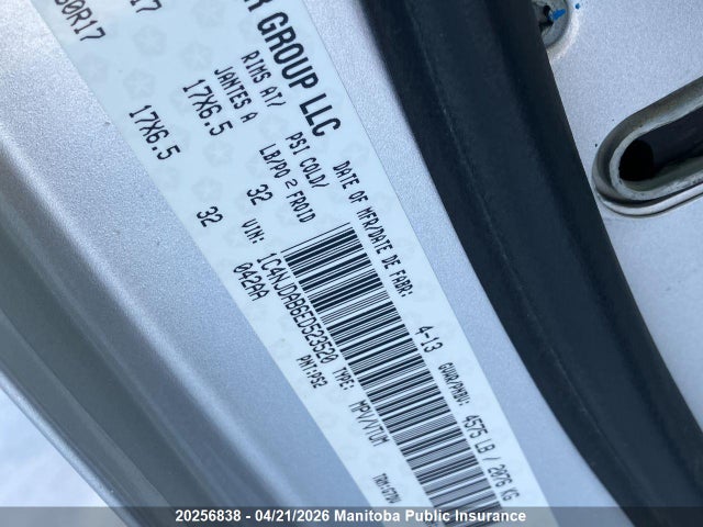 Продаж на аукціоні авто 2014 Jeep Compass North, vin: 1C4NJDAB6ED523520, номер лоту: 20256838