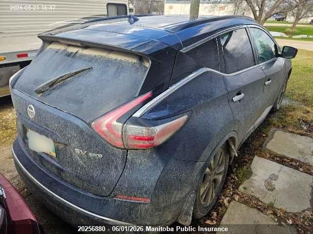 Aukcja sprzedaży 2015 Nissan Murano Sv, vin: 5N1AZ2MH3FN277156, numer aukcji: 20256880