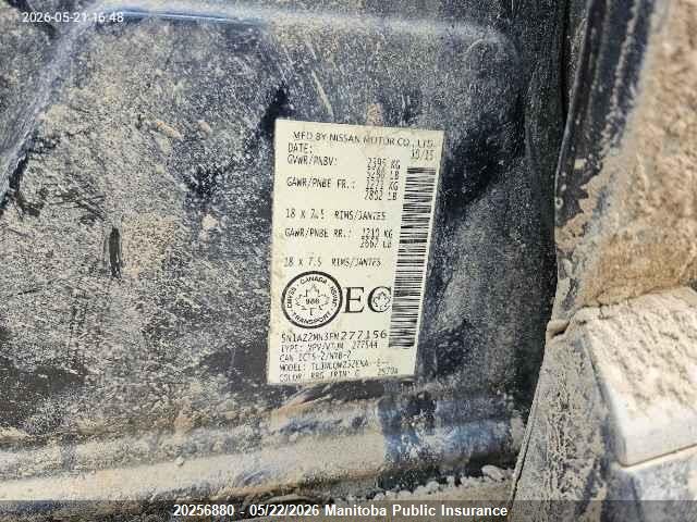 Aukcja sprzedaży 2015 Nissan Murano Sv, vin: 5N1AZ2MH3FN277156, numer aukcji: 20256880