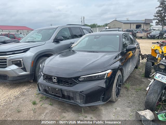 20256891 :رقم المزاد ، 2HGFE4F83SH012448 vin ، 2025 Honda Civic Sport Hev مزاد بيع