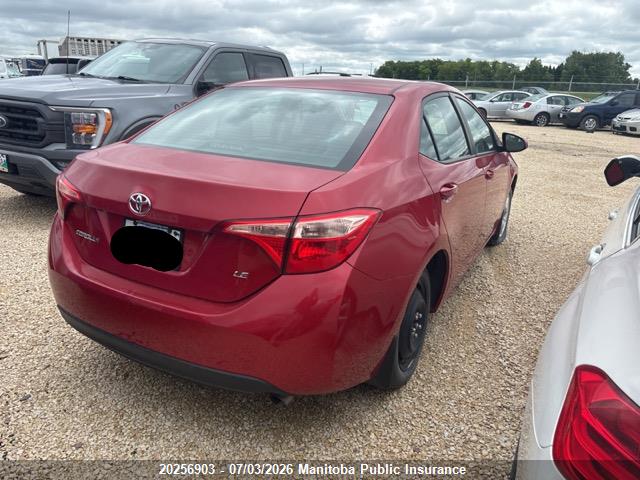 Toyota COROLLA LE 2017 2T1BURHE5HC769189 Image 4