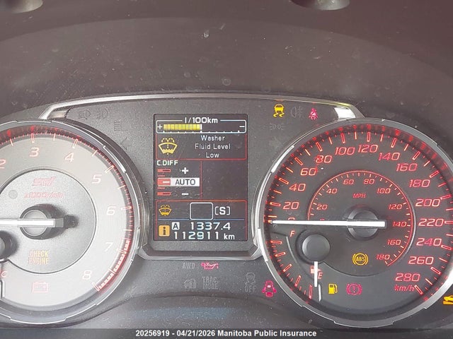 Aukcja sprzedaży 2015 Subaru Impreza Wrx Sti, vin: JF1VA2M65F9802308, numer aukcji: 20256919