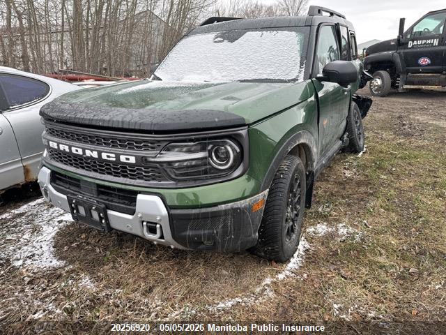 Продаж на аукціоні авто 2025 Ford Bronco Sport Badlands, vin: 3FMCR9DA2SRE13448, номер лоту: 20256920