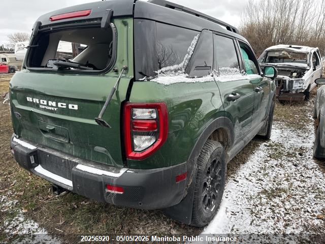 Продаж на аукціоні авто 2025 Ford Bronco Sport Badlands, vin: 3FMCR9DA2SRE13448, номер лоту: 20256920
