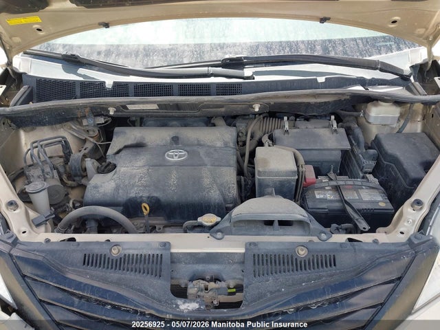 20256925 :رقم المزاد ، 5TDZK3DC9BS049866 vin ، 2011 Toyota Sienna V6 مزاد بيع