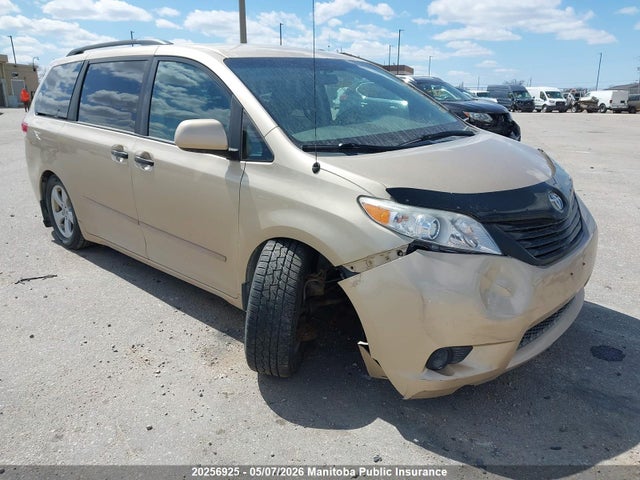 20256925 :رقم المزاد ، 5TDZK3DC9BS049866 vin ، 2011 Toyota Sienna V6 مزاد بيع