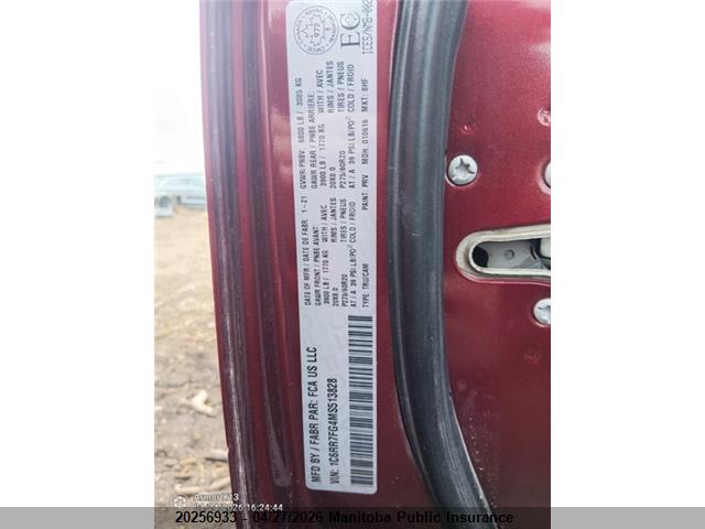 Продажа на аукционе авто 2021 Dodge Ram 1500 Tradesman Quad Cab, vin: 1C6RR7FG4MS513828, номер лота: 20256933