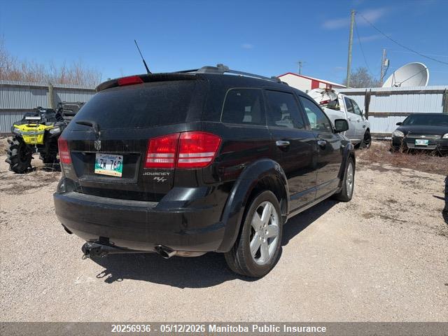 20256936 :رقم المزاد ، 3D4PH6FVXAT115158 vin ، 2010 Dodge Journey R/t مزاد بيع