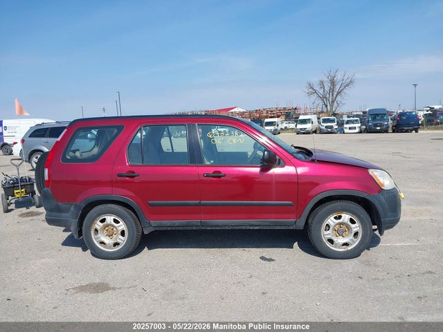 20257003 :رقم المزاد ، SHSRD78576U432382 vin ، 2006 Honda Cr-v Lx مزاد بيع