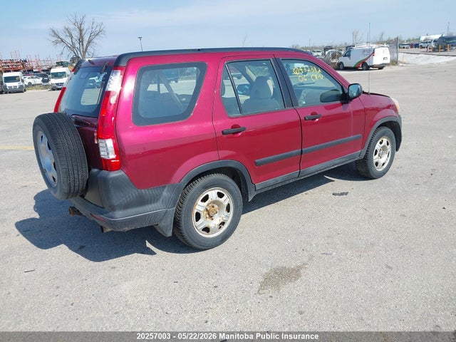 20257003 :رقم المزاد ، SHSRD78576U432382 vin ، 2006 Honda Cr-v Lx مزاد بيع