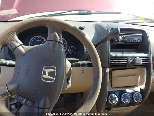 20257003 :رقم المزاد ، SHSRD78576U432382 vin ، 2006 Honda Cr-v Lx مزاد بيع