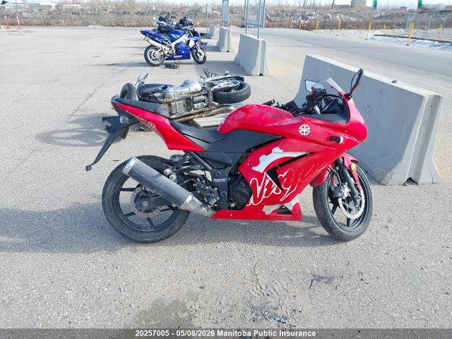 2012 Kawasaki Ex250r Ninja მანქანა იყიდება აუქციონზე, vin: JKAEXMJ16CDAB0327, აუქციონის ნომერი: 20257005