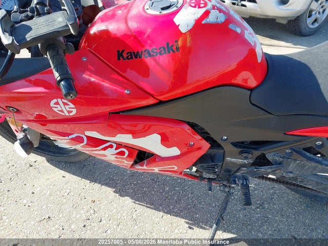 2012 Kawasaki Ex250r Ninja მანქანა იყიდება აუქციონზე, vin: JKAEXMJ16CDAB0327, აუქციონის ნომერი: 20257005