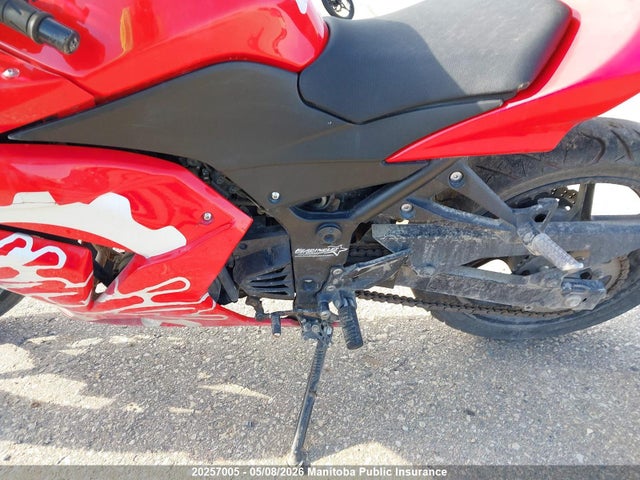 2012 Kawasaki Ex250r Ninja მანქანა იყიდება აუქციონზე, vin: JKAEXMJ16CDAB0327, აუქციონის ნომერი: 20257005