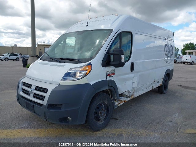 20257011 :رقم المزاد ، 3C6TRVDG5EE109941 vin ، 2014 Ram Promaster 2500 Cargo Van Ext مزاد بيع