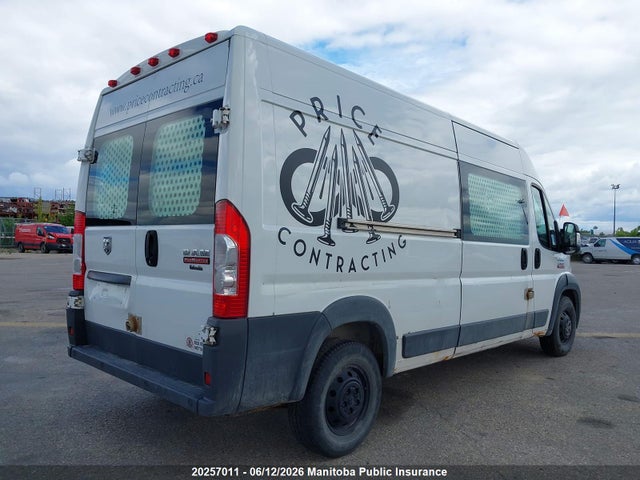 Продажа на аукционе авто 2014 Ram Promaster 2500 Cargo Van Ext, vin: 3C6TRVDG5EE109941, номер лота: 20257011