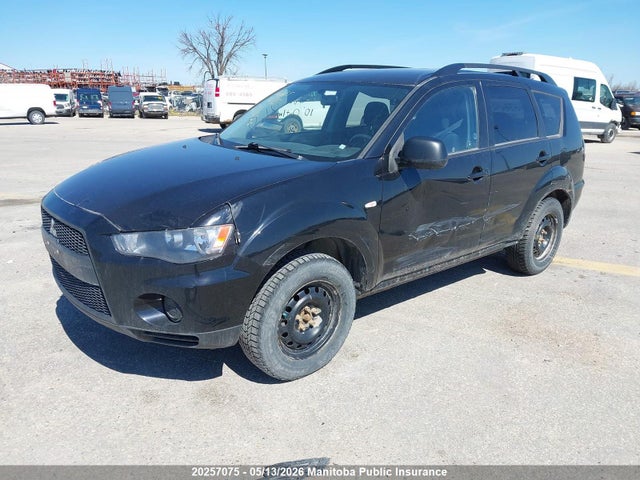20257075 :رقم المزاد ، JA4AS2AW2AZ605822 vin ، 2010 Mitsubishi Outlander Es مزاد بيع
