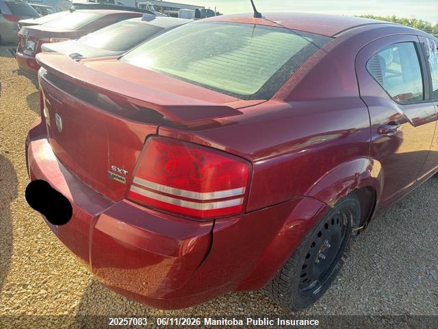20257083 :رقم المزاد ، 1B3LC56R58N582863 vin ، 2008 Dodge Avenger Sxt V6 مزاد بيع