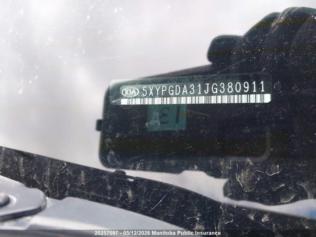 5XYPGDA31JG380911 KIA SORENTO LX