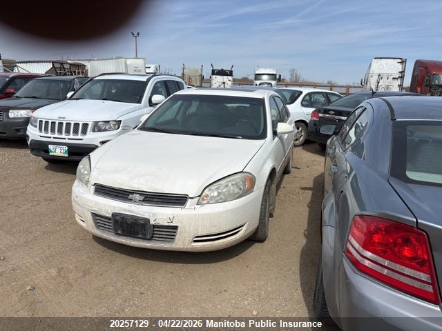 2006 Chevrolet Impala Lt V6 მანქანა იყიდება აუქციონზე, vin: 2G1WT58N669180025, აუქციონის ნომერი: 20257129