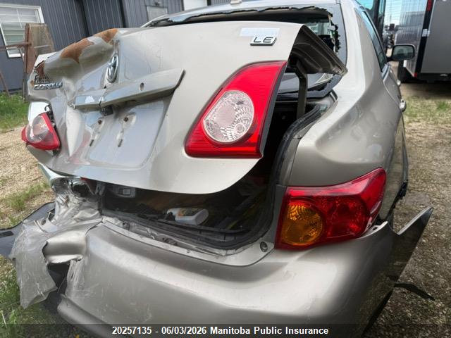 Aukcja sprzedaży 2010 Toyota Corolla Le, vin: 2T1BU4EE9AC411039, numer aukcji: 20257135