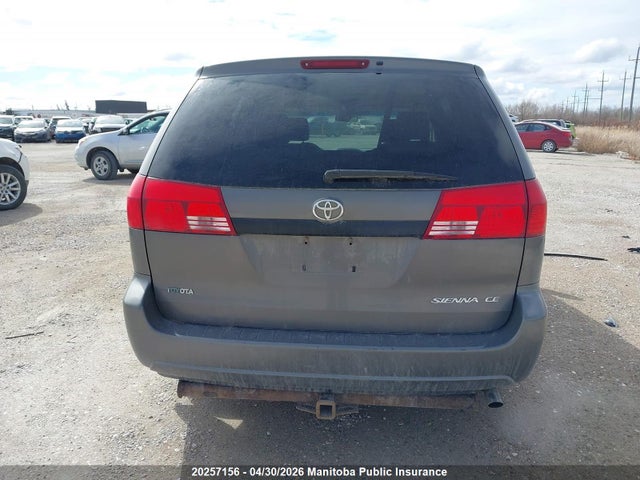 2004 Toyota Sienna Ce V6 მანქანა იყიდება აუქციონზე, vin: 5TDZA29C24S014885, აუქციონის ნომერი: 20257156