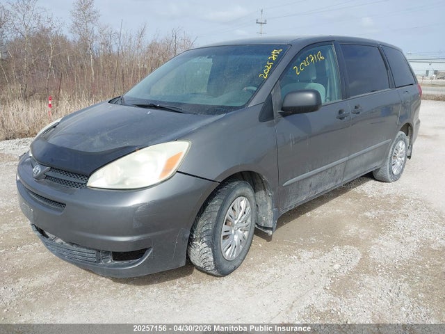 2004 Toyota Sienna Ce V6 მანქანა იყიდება აუქციონზე, vin: 5TDZA29C24S014885, აუქციონის ნომერი: 20257156