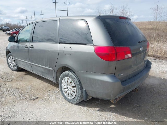 2004 Toyota Sienna Ce V6 მანქანა იყიდება აუქციონზე, vin: 5TDZA29C24S014885, აუქციონის ნომერი: 20257156