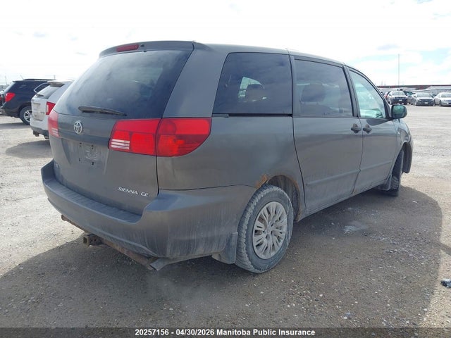 2004 Toyota Sienna Ce V6 მანქანა იყიდება აუქციონზე, vin: 5TDZA29C24S014885, აუქციონის ნომერი: 20257156