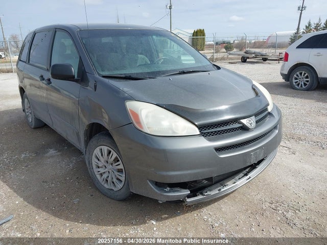 2004 Toyota Sienna Ce V6 მანქანა იყიდება აუქციონზე, vin: 5TDZA29C24S014885, აუქციონის ნომერი: 20257156