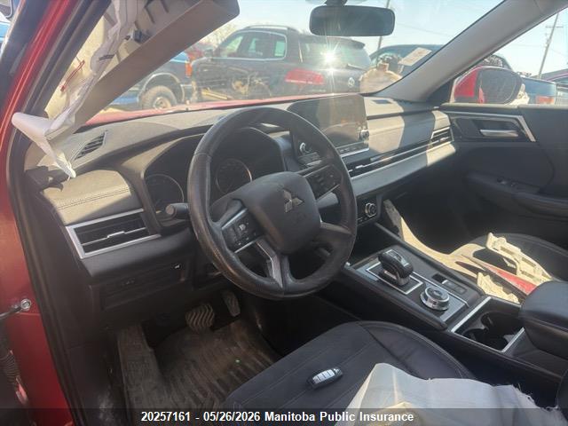 20257161 :رقم المزاد ، JA4J4UA8XPZ602666 vin ، 2023 Mitsubishi Outlander Le مزاد بيع