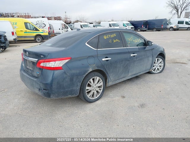 Продажа на аукционе авто 2013 Nissan Sentra 1.8 Sl, vin: 3N1AB7AP3DL673105, номер лота: 20257225