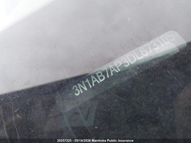 Продажа на аукционе авто 2013 Nissan Sentra 1.8 Sl, vin: 3N1AB7AP3DL673105, номер лота: 20257225