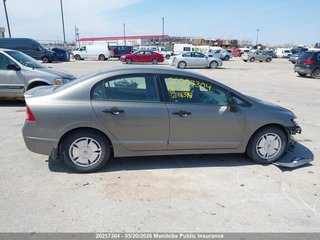 Aukcja sprzedaży 2008 Honda Civic Dx-g, vin: 2HGFA16478H116392, numer aukcji: 20257304