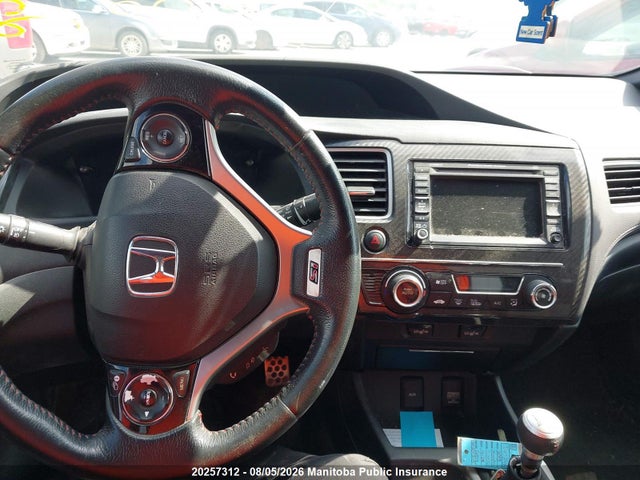 20257312 :رقم المزاد ، 2HGFB6E57DH201215 vin ، 2013 Honda Civic Si Si مزاد بيع