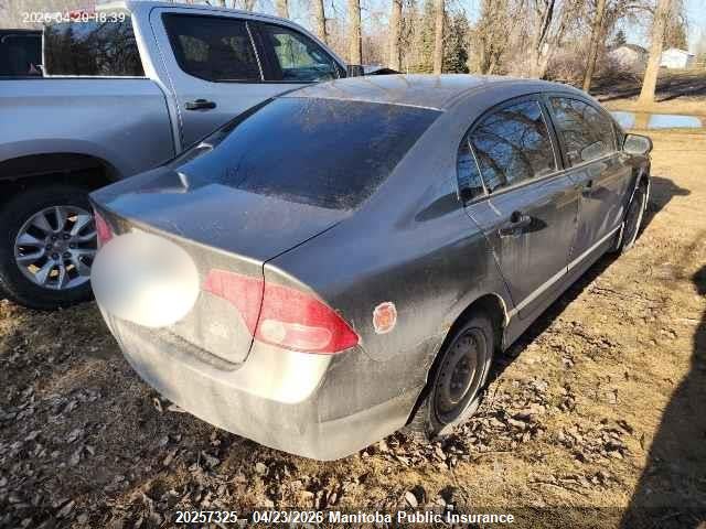Aukcja sprzedaży 2006 Honda Civic Dx, vin: 2HGFA15396H027008, numer aukcji: 20257325
