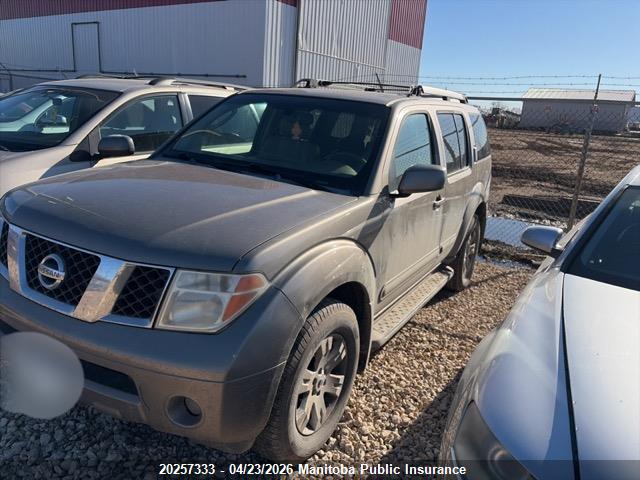 Продаж на аукціоні авто 2005 Nissan Pathfinder Le, vin: 5N1AR18W05C770743, номер лоту: 20257333