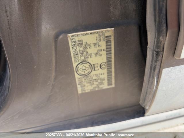 Продаж на аукціоні авто 2005 Nissan Pathfinder Le, vin: 5N1AR18W05C770743, номер лоту: 20257333