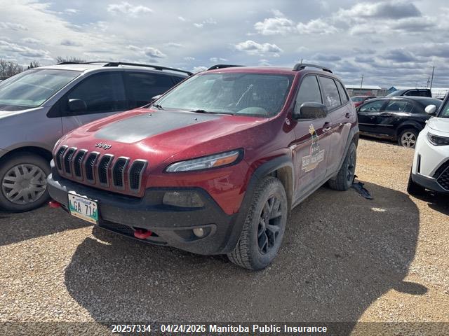 1C4PJMBS6FW727084 Jeep Cherokee Trailhawk