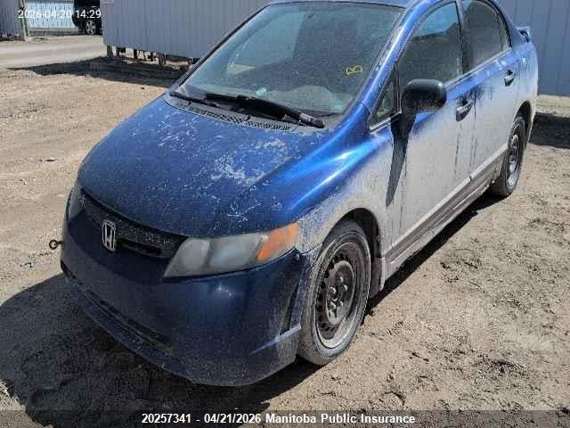 Aukcja sprzedaży 2007 Honda Civic Dx, vin: 2HGFA15367H022026, numer aukcji: 20257341