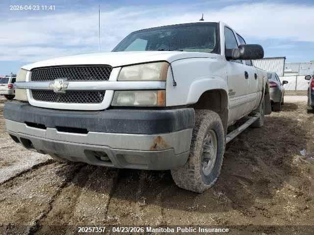 2004 Chevrolet Silverado 2500 Hd Crew Cab მანქანა იყიდება აუქციონზე, vin: 1GCHK23194F168073, აუქციონის ნომერი: 20257357