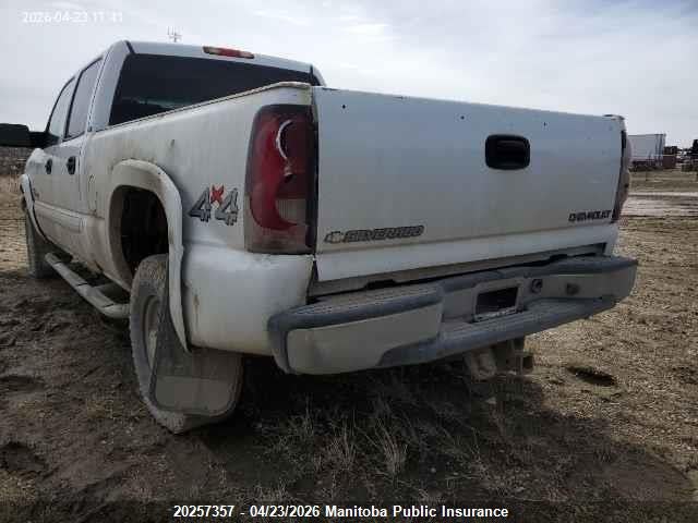 2004 Chevrolet Silverado 2500 Hd Crew Cab მანქანა იყიდება აუქციონზე, vin: 1GCHK23194F168073, აუქციონის ნომერი: 20257357