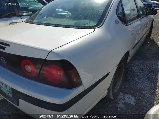 2003 Chevrolet Impala მანქანა იყიდება აუქციონზე, vin: 2G1WF52E639417950, აუქციონის ნომერი: 20257371