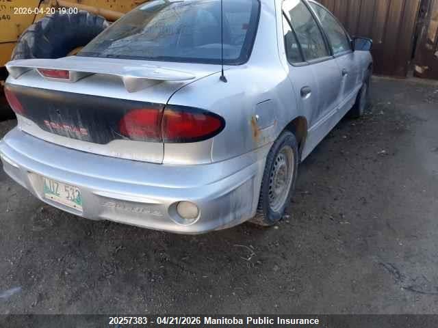 Продаж на аукціоні авто 2001 Pontiac Sunfire Slx, vin: 1G2JB524X17372888, номер лоту: 20257383