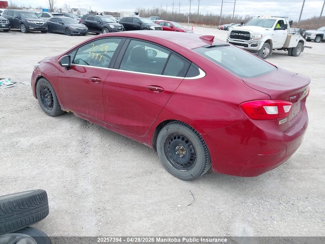 3G1BE5SM6HS536939 Chevrolet Cruze Lt Turbo
