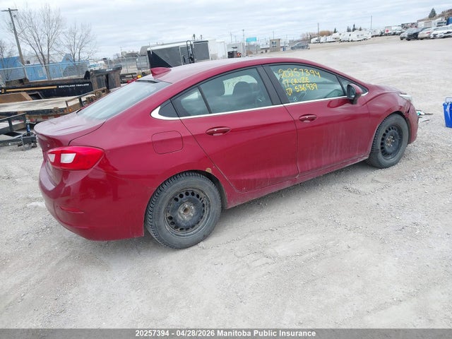3G1BE5SM6HS536939 Chevrolet Cruze Lt Turbo