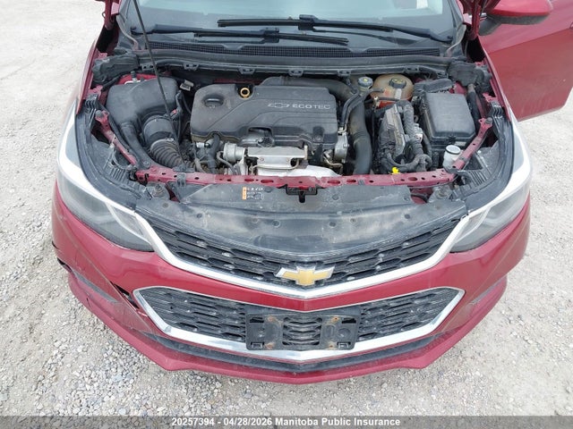 3G1BE5SM6HS536939 Chevrolet Cruze Lt Turbo