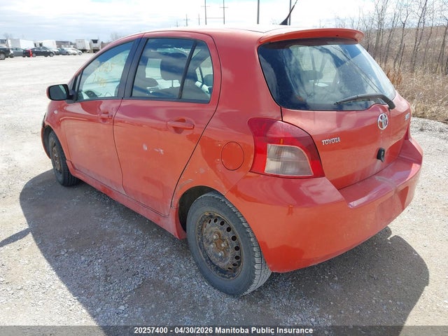 20257400 :رقم المزاد ، JTDKT923675128963 vin ، 2007 Toyota Yaris Rs مزاد بيع
