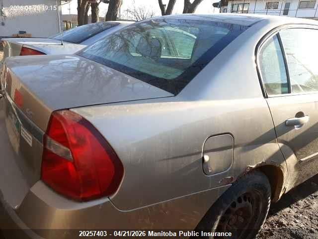 2006 Chevrolet Malibu Ls მანქანა იყიდება აუქციონზე, vin: 1G1ZS51F66F234160, აუქციონის ნომერი: 20257403